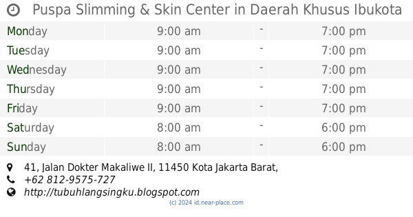 Klinik Cendana Daerah Khusus Ibukota Jakarta Opening Times Jalan Jelambar Baru Raya Tel 62 21 5643067